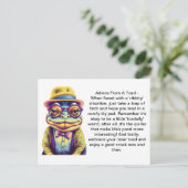 Carte Postale Conseil Drôle D'Un Toad (Debout devant)