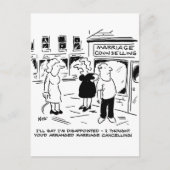 Carte Postale Conseil matrimonial, pas annuler (Devant)
