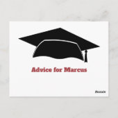 Carte Postale Conseil Moderne Souhaite Graduation De Fête (Dos)