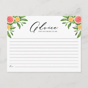 Carte Postale Conseil Oranges et pamplemousses pour le futur mar