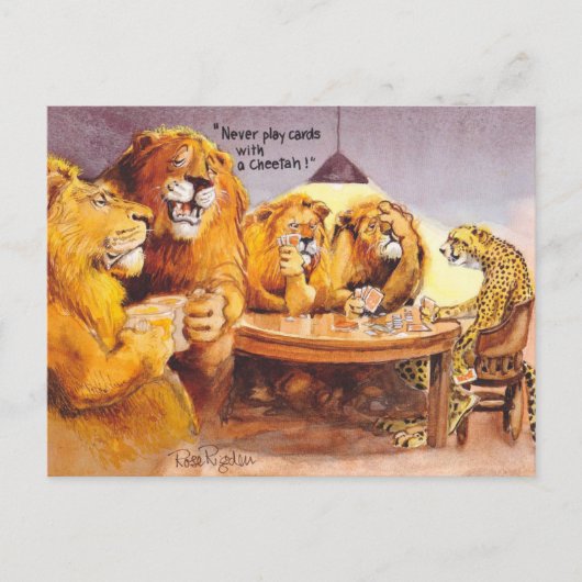 Carte Postale Conseil poker (Devant)