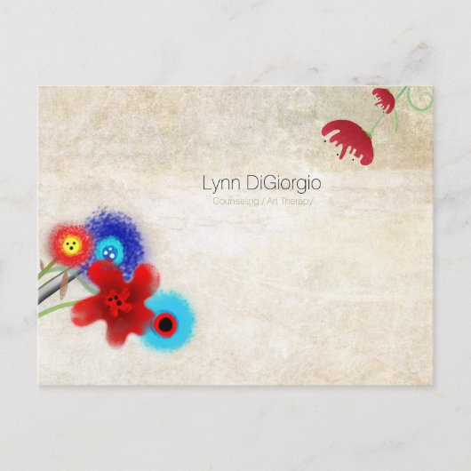 Carte Postale Conseil / Thérapie artistique (Devant)