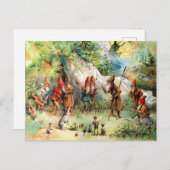 Carte Postale Conseil Vintage des Gnomes (Devant / Derrière)