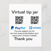 Conseil virtuel jar q r code argent don PayPal ven