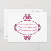 Carte Postale Conseils amusants de maman sur les t-shirts et cad (Devant / Derrière)