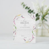 Carte Postale Conseils de peinture aquarelle de fleurs sauvages  (Debout devant)