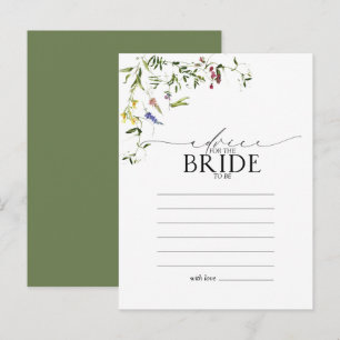 Carte Postale Conseils de peinture aquarelle de fleurs sauvages 