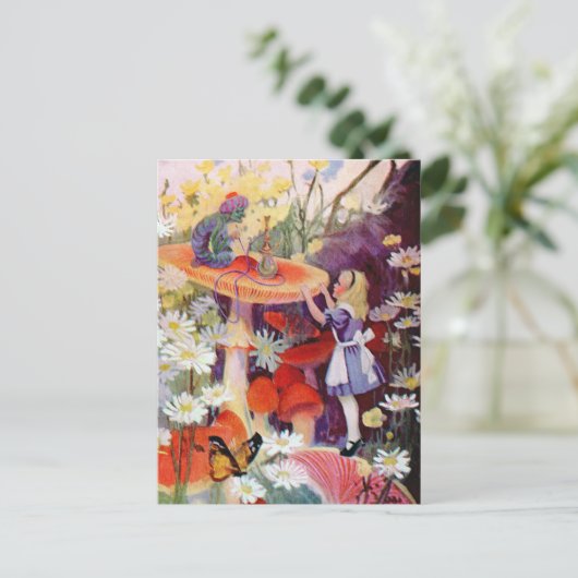 CARTE POSTALE CONSEILS D'UNE CHENILLE (Debout devant)