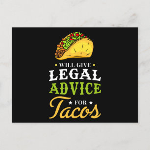 Carte Postale Conseils Juridiques Pour Tacos