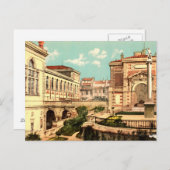 Carte Postale Conservatoire et bibliothèque, Marseille, France (Devant / Derrière)