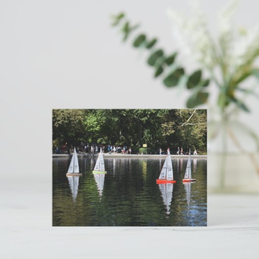 Carte Postale Conservatoire Water Central Park Boat Pond New Yor (Debout devant)