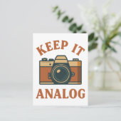 Carte Postale Conserver l'analogique (Debout devant)