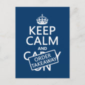 Carte Postale Conserver le calme et commander le retrait (dans n (Devant)