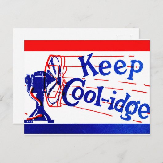 Carte Postale Conserver le refroidissement avec le refroidisseme (Devant / Derrière)
