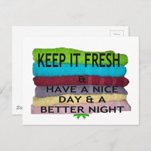 Carte Postale conserver le texte Art Design Art (Devant / Derrière)