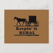 CARTE POSTALE CONSERVEZ-LE RURAL (Devant)