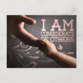 Carte Postale "Considérer les autres" Motivation Affirmation (Devant)