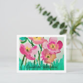 Carte Postale Considérons les Fleurs sauvages (Debout devant)