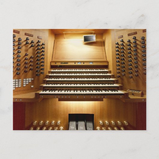 Carte Postale Console d'orgue, Shanghai (Devant)