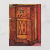 Carte Postale Console radio 1937 (Devant)