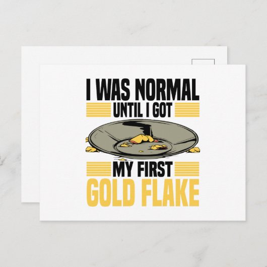 Carte Postale Consommation d'or (Devant / Derrière)