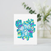 Carte Postale Consonne carrée sans fin (Debout devant)