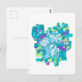 Carte Postale Consonne carrée sans fin (Devant / Derrière)