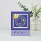 Carte Postale Constellation de Poissons (Debout devant)
