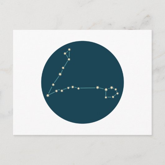 Carte Postale Constellation de Poissons (Devant)
