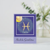 Carte Postale Constellation de Poissons (Debout devant)
