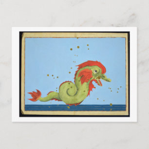 Carte Postale Constellation de Poissons, de 'Uranometria' par Jo