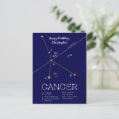 Carte Postale Constellation du zodiaque Cancer (Debout devant)