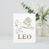 Carte Postale Constellation : Leo (Debout devant)