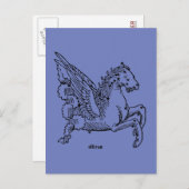 Carte Postale Constellation : Pegasus (Devant / Derrière)