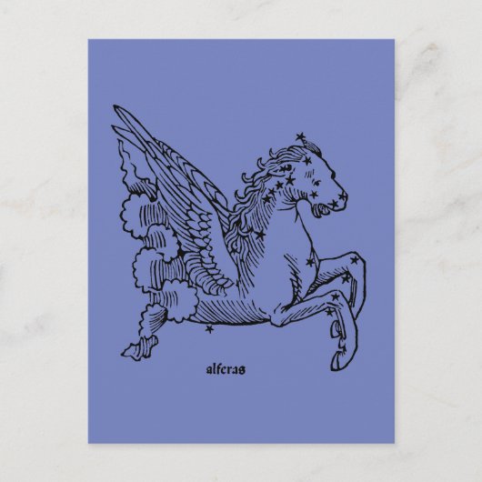Carte Postale Constellation : Pegasus (Devant)