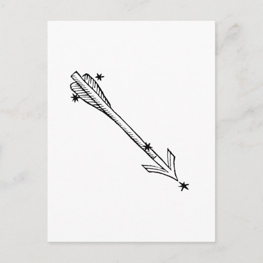 CARTE POSTALE CONSTELLATION : SAGITTA. (Devant)