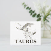 Carte Postale Constellation : Taurus (Debout devant)