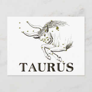 Carte Postale Constellation : Taurus