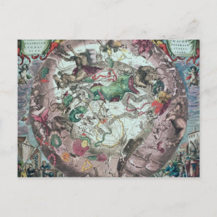 Carte Postale Constellations of the Southern Hemisphere