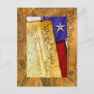 Carte Postale Constitution américaine Nous le peuple