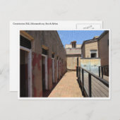 Carte Postale constitution cellules de prison (Devant / Derrière)