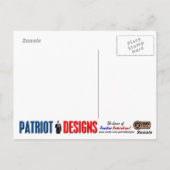Carte Postale Constitution des États-Unis (Dos)