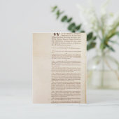 Carte Postale Constitution des États-Unis, 1787 (Debout devant)