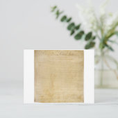 Carte Postale Constitution initiale des États-Unis Déclaration d (Debout devant)