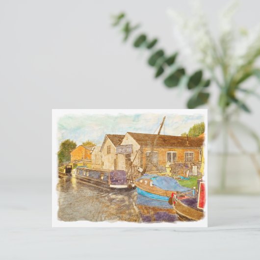 Carte Postale Constructeurs de bateaux (Debout devant)