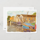 Carte Postale Constructeurs de bateaux (Devant / Derrière)