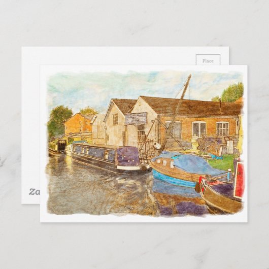 Carte Postale Constructeurs de bateaux (Devant / Derrière)