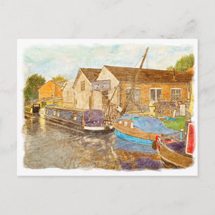 Carte Postale Constructeurs de bateaux