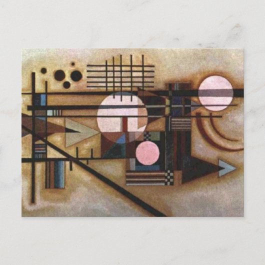 Carte Postale Construction adoucie Kandinsky (Devant)