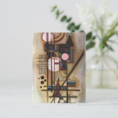 Carte Postale Construction adoucie Kandinsky (Debout devant)